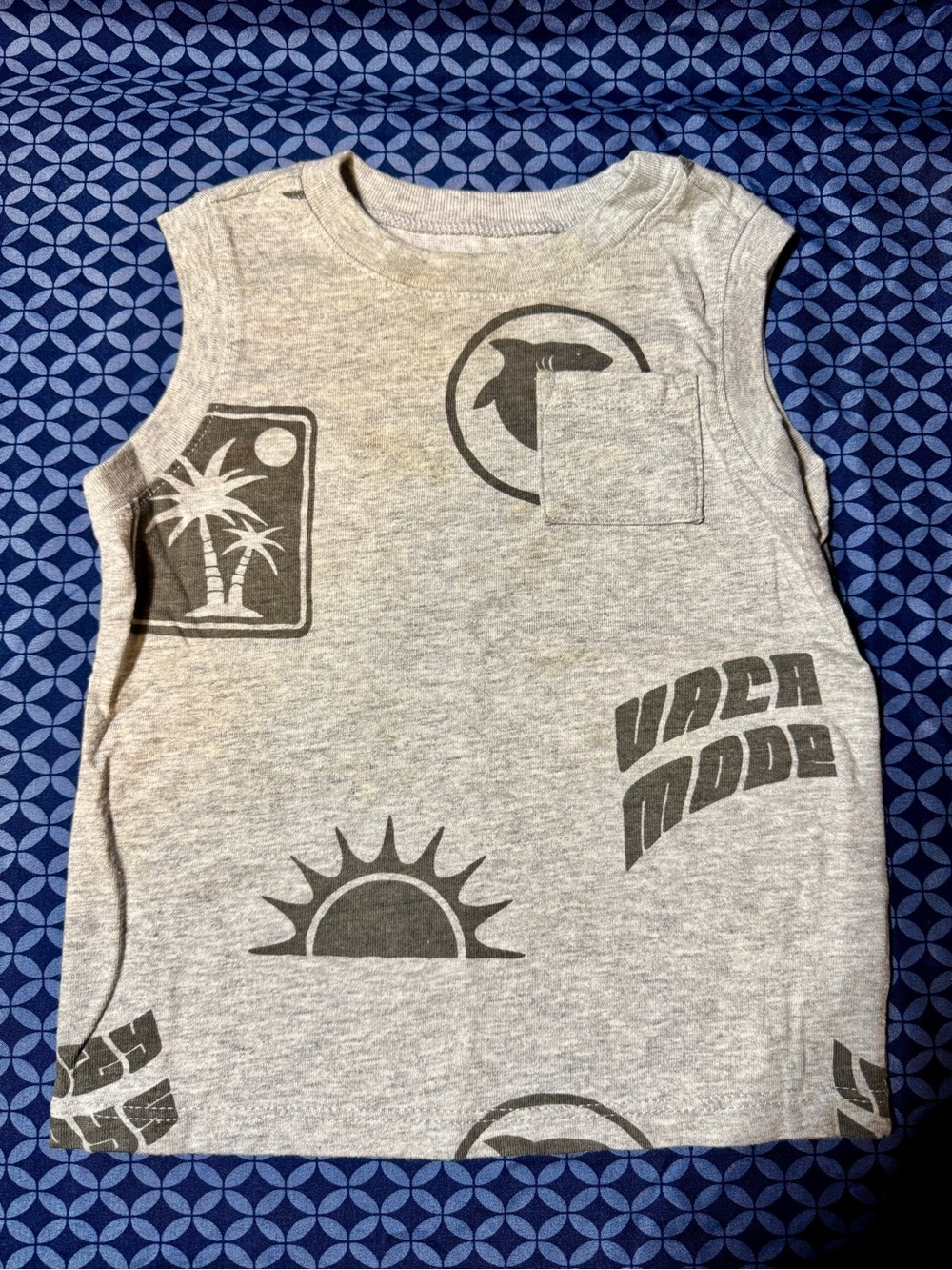 Garanimals Gray Graphic Kids Tank Top